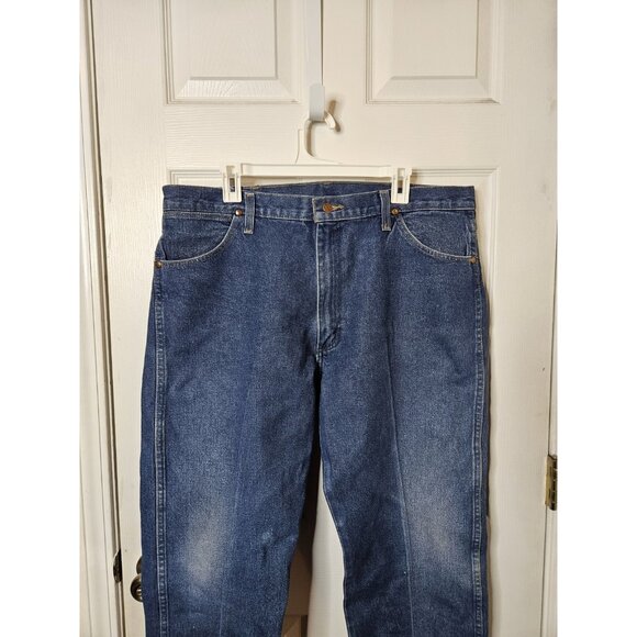 Wrangler Jeans Mens 38x34 1013MWZPW Cowboy Cut Original Fit Blue jeans - Picture 2 of 11